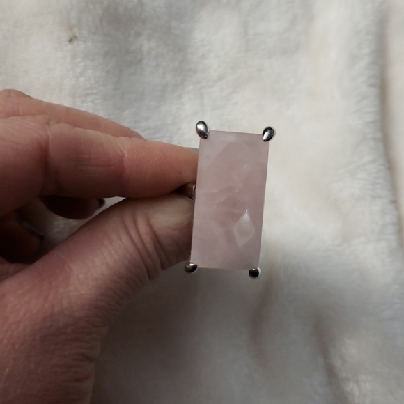 Jewelry - Rose Quartez Sterling Silver Ring